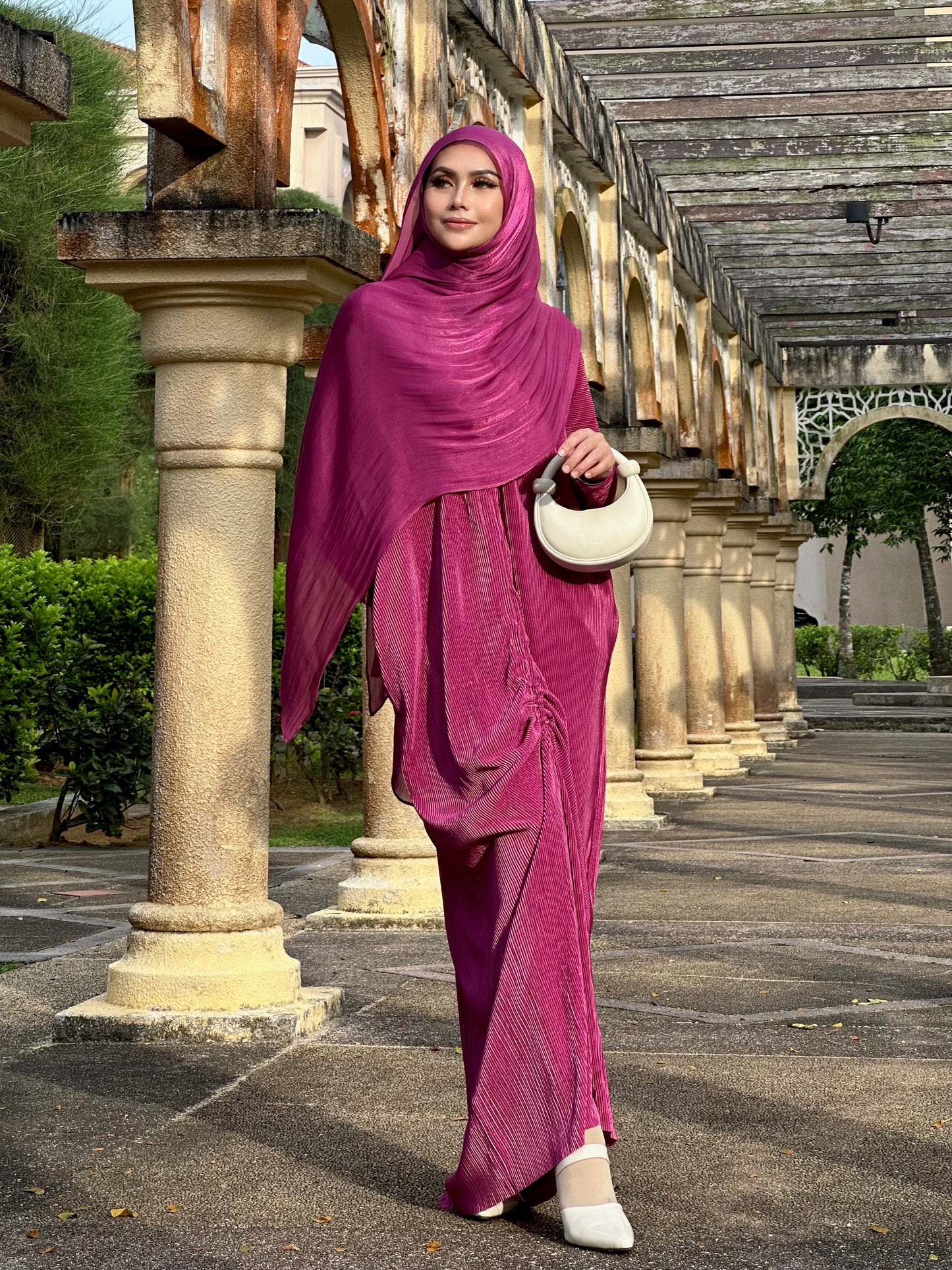 Zarith Ruched Kaftan